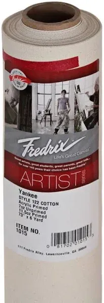 Fredrix 10571 Acrylic Primed Cotton Canvas Roll