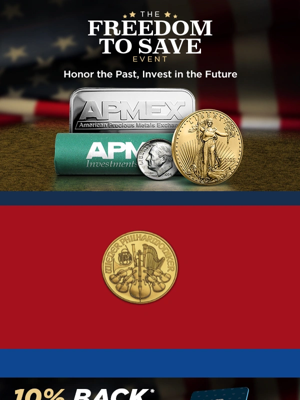 APMEX - ? Honor America’s Legacy with Our Freedom to Save Event