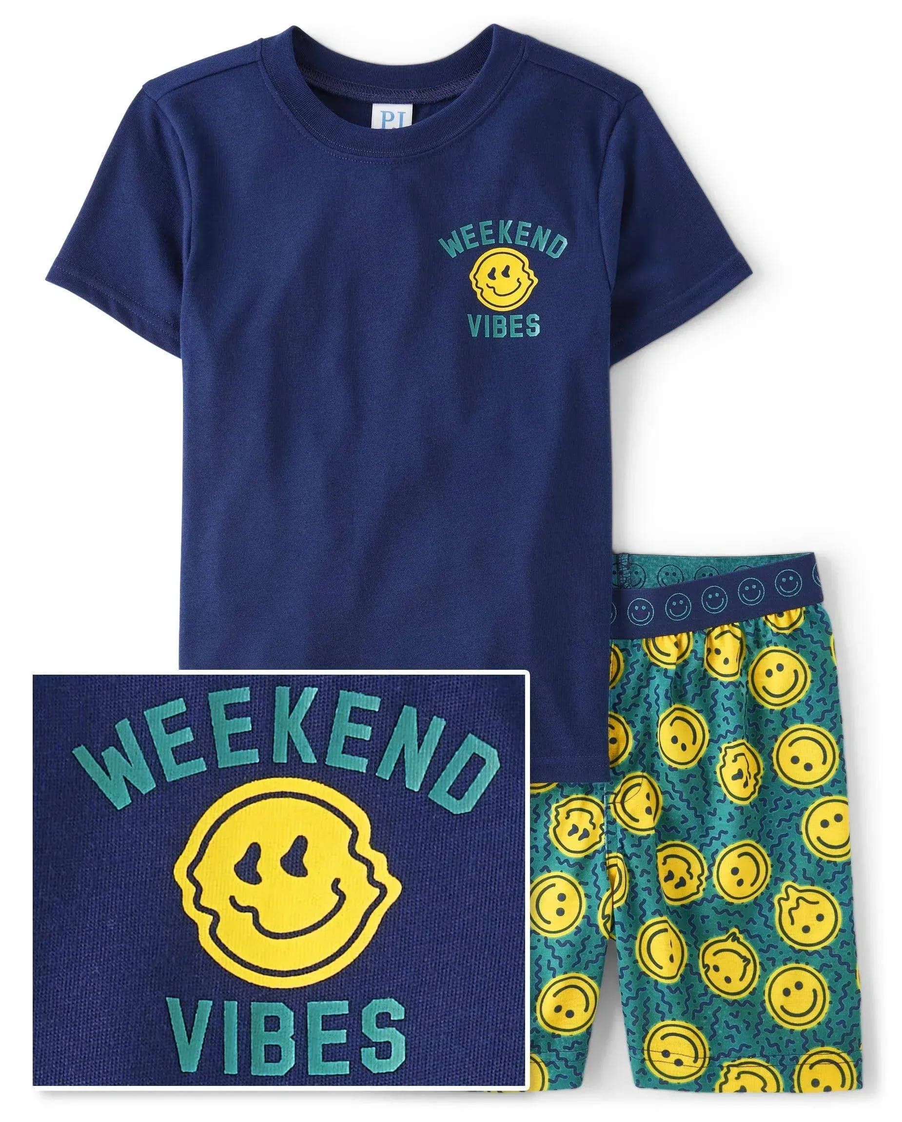 Boys Weekend Vibes Pajamas - Aqua