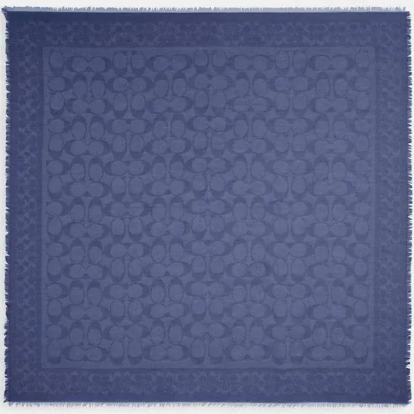 Coach Women's Signature Oversized Square Scarf