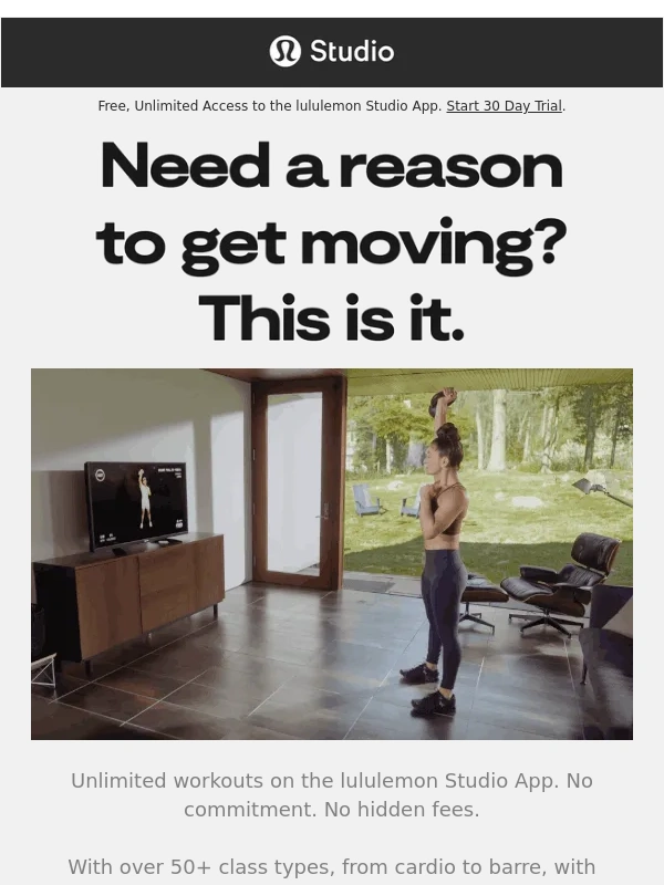 MIRROR - Free Access To The lululemon Studio App? Yes,Please!