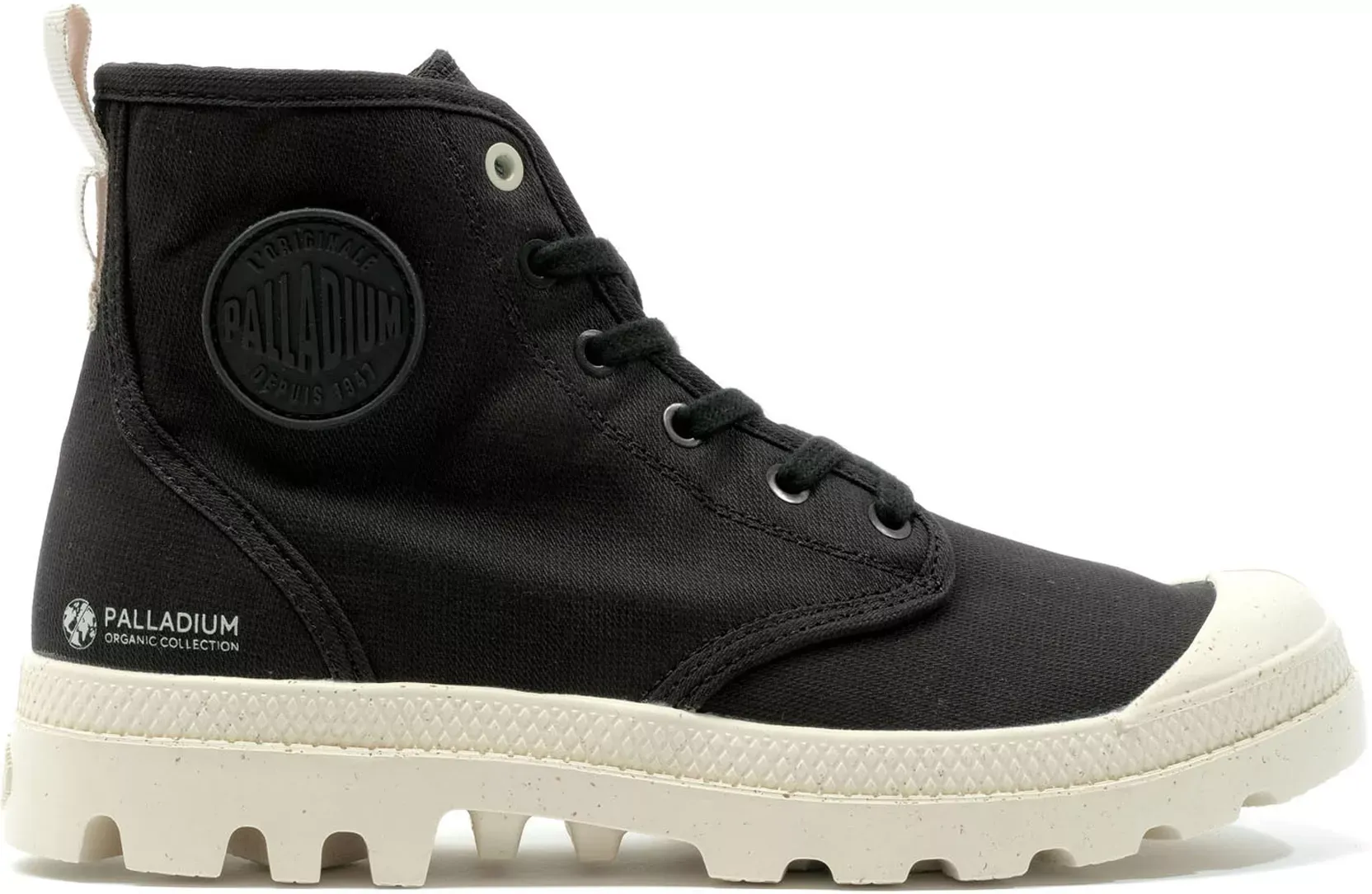 PALLADIUM-US Palladium Boots Unisex Pampa Hi Zip Organic Black - BLACK - Size: 13 14.5