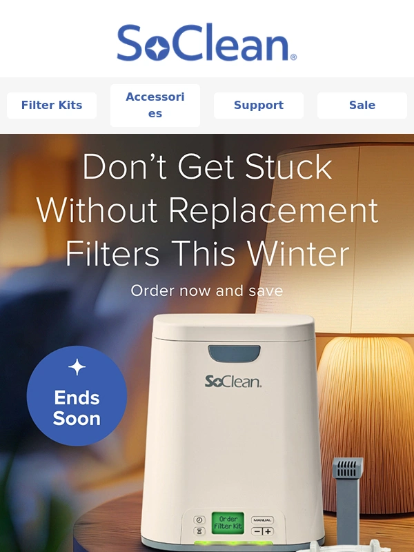 SoClean - Final Days: January Filter offer ends soon