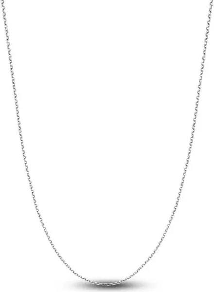 Jared Jewelers Diamond-Cut Solid Cable Chain Necklace 14K