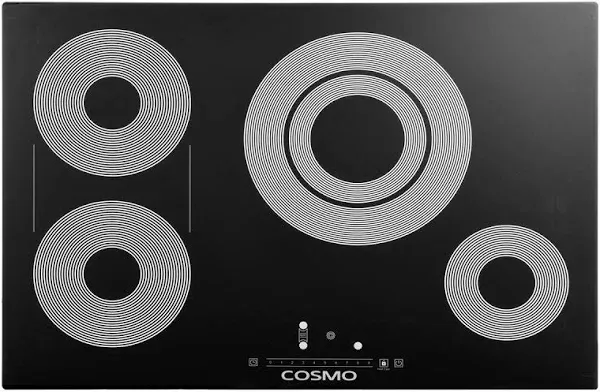 Cosmo Appliances 30 in. Electric Ceramic Glass Cooktop with 4 Burners