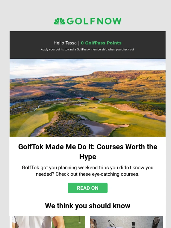 GolfNow - ? As seen on GolfTok: Courses worth the hype
