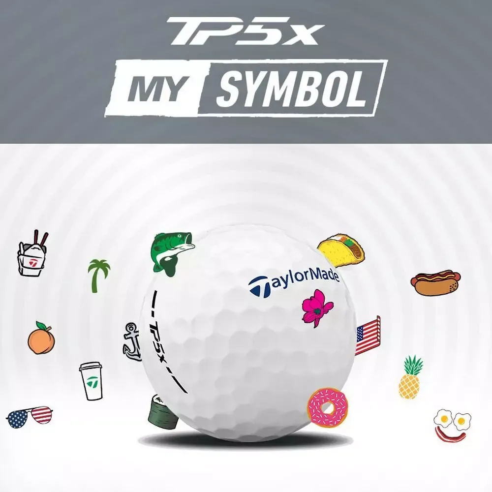 TaylorMade TP5x MySymbol 2024 Golf Balls