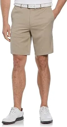 PGA TOUR Mens 9" Golf Shorts (Chinchilla) $22.75 at Amazon