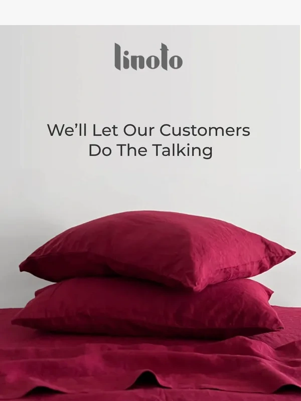 Linoto - Discover why everyone loves our sheets,!