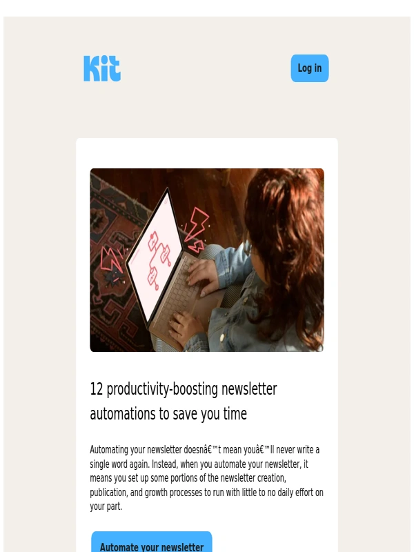 ConvertKit - 12 productivity-boosting newsletter automations to save you time