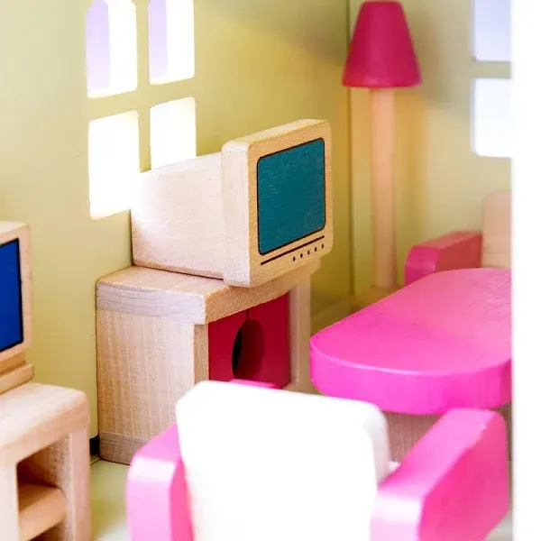 Bigjigs Toys Heritage Playset Doll Furniture Set