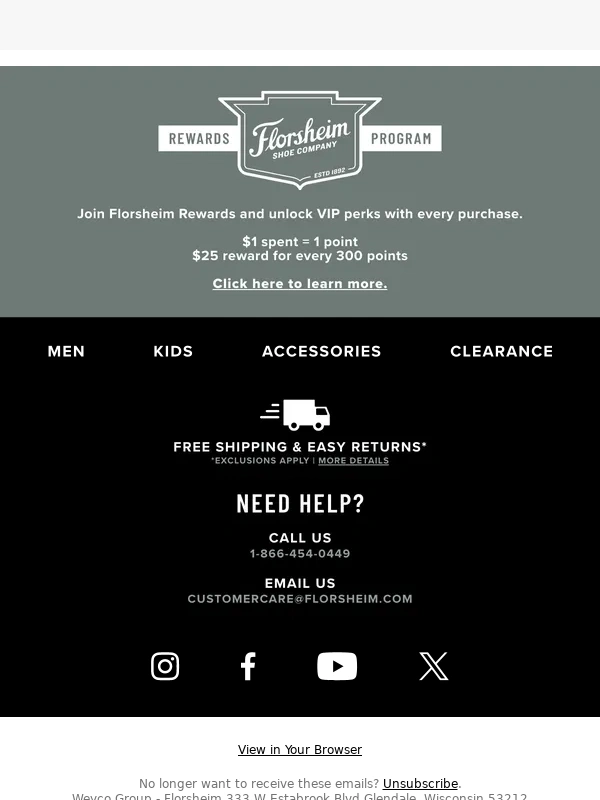 Florsheim - Memorial Day // 20% OFF ?