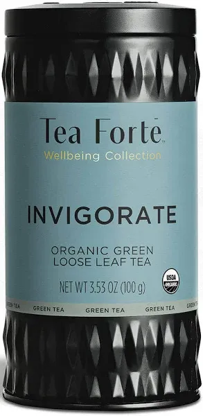 Tea Forte Invigorate Organic Green Tea