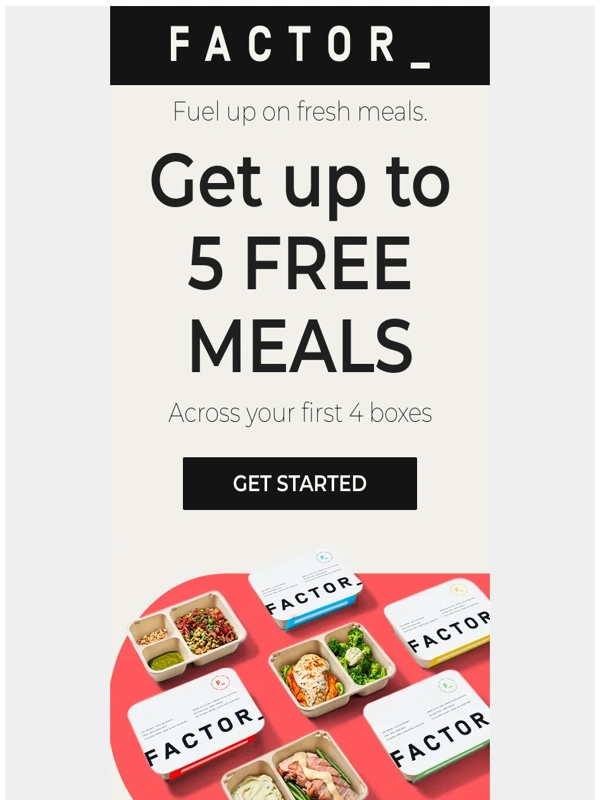 Factor Meals - Fresh savings right this way