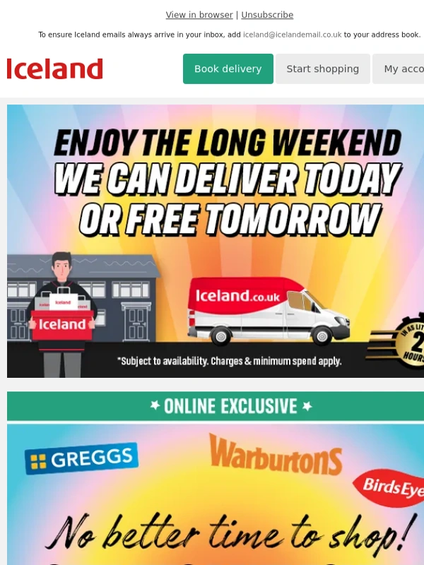 Iceland - Fancy £10 off your shop?