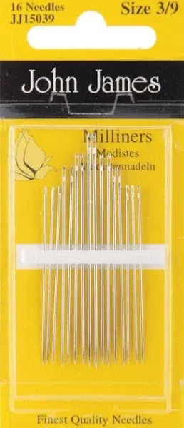 Colonial Needle John James Milliner Hand Needles
