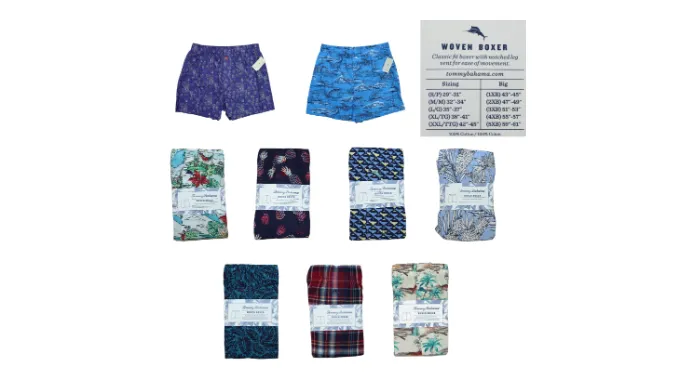 Tommy Bahama Mens Boxer Shorts Island Washed 100% Cotton Tropical Patterns NWT