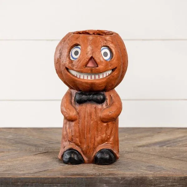 Ragon House Pumpkin Boy Tabletop Planter
