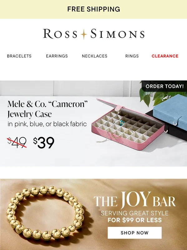 Ross Simons - Last chance to save up to 55% on 100s of fine jewelry designs!