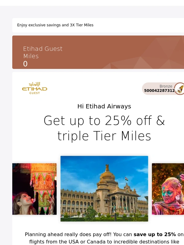 Etihad - Exclusive deals to make 2025 extraordinary