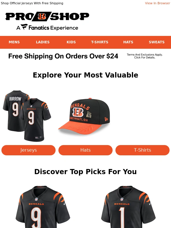 Bengals - Choose Your Player,Rep Your Bengals!