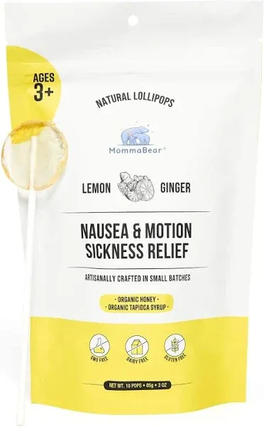 MommaBear Organics Motion Sickness & Nausea Lollipops