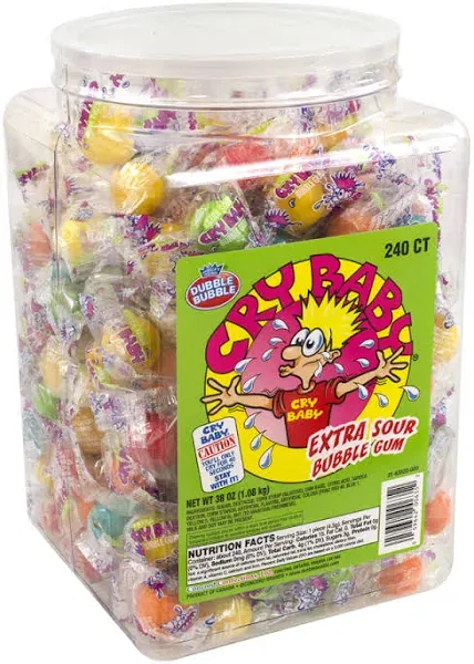 Cry Baby Extra Sour Bubble Gum