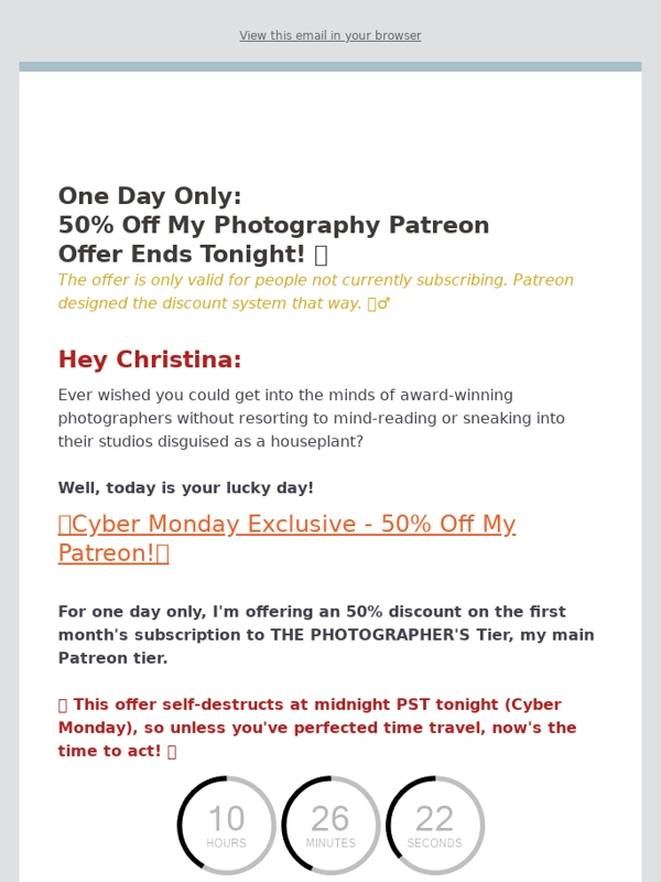 Todoist - One Day Only ? Join My Patreon 50% Off Until Midnight!