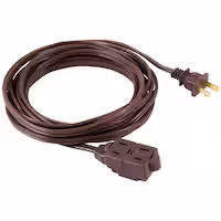 6 ft. 16/3 3-Outlet Polarized Extension Cord, Brown $4.22 at Home Depot / Amazon