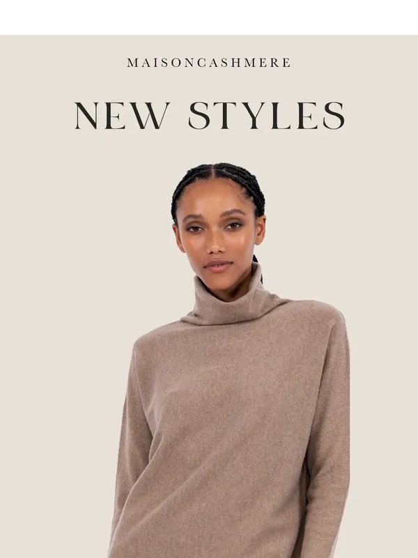 Maison Cashmere - Our Newest Collection: 100% Merino