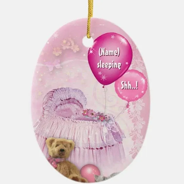 2sided Customizable Baby Door Hanger