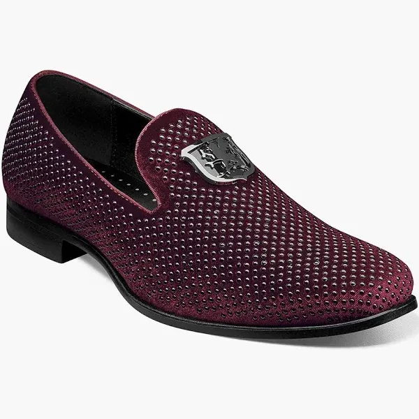 Stacy Adams Men's Swagger Studded Slip-On Loafers