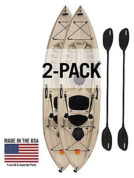 Tamarack Angler 10' Fishing Kayak (2 Pack)