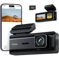 Vycol Orbit 1 2.5K WiFi Car Dash Cam with 32GB Card