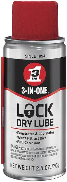 3 IN ONE Lock Dry Lube 120074