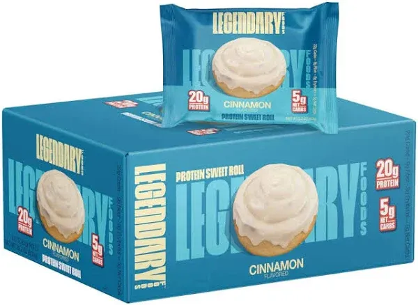 Legendary Foods Protein Sweet Rolls Cinnamon 8 Pack