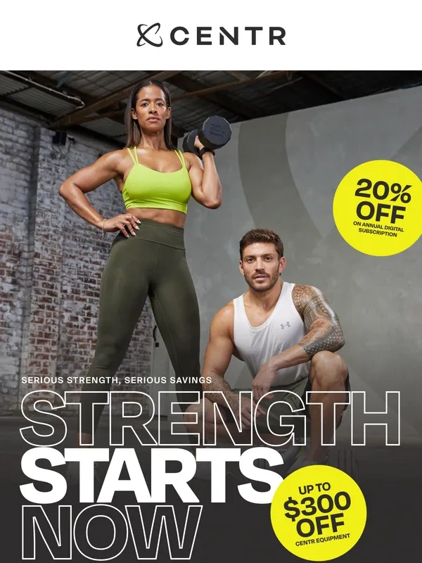 Centr - Memorial Day Sale just dropped (and it’s big) ?