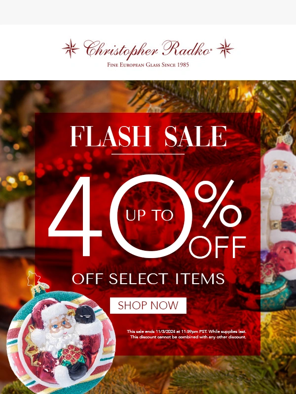 Christopher Radko - Flash Sale ⚡ Don't Wait,Shop Now!
