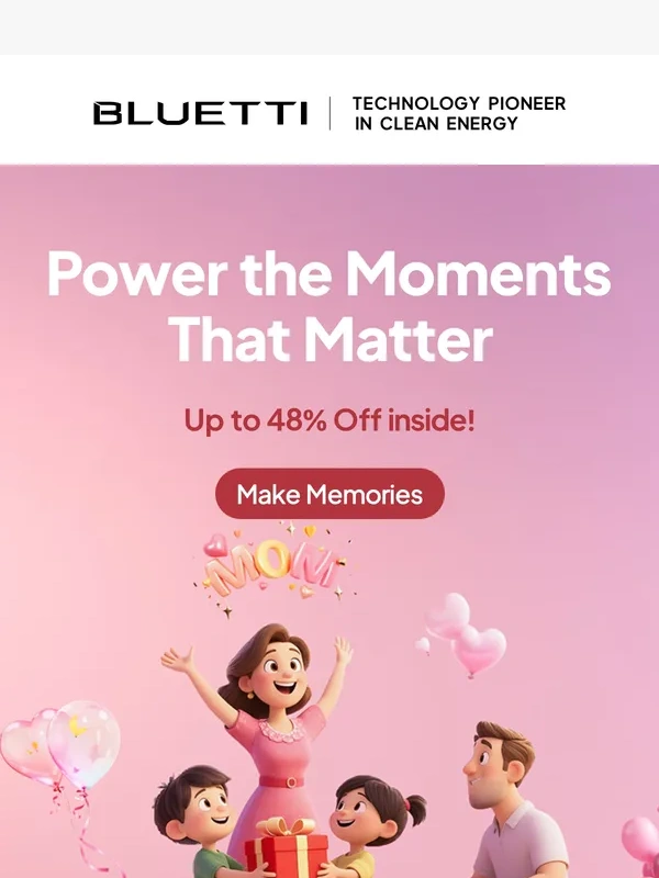 Bluetti - Up to 48% Off! Let's Celebrate her power! ?