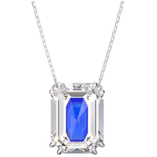 Swarovski Women's Necklace Chroma Rhodium Plated Octagon Cut Crystal 5600625