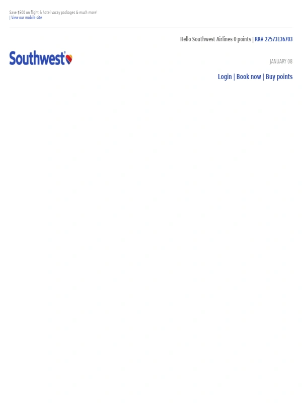 Southwest - LAST DAY for our $49 sale! Make your wows-olutions! ?