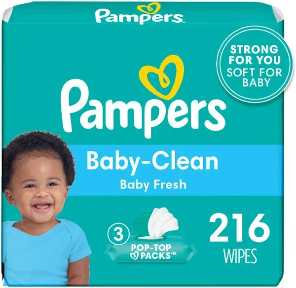 Pampers Fresh Scented Clean Baby Wipes