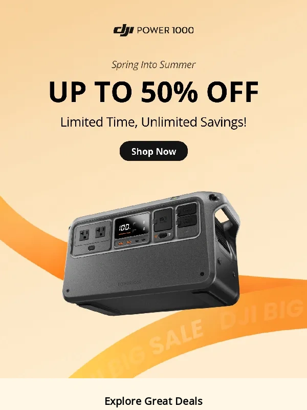 DJI - Up to 50% Off – Limited-Time Offer