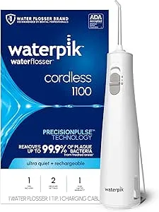 Waterpik Cordless 1100 Rechargeable Portable Water Flosser $33.59 + Free Shipping