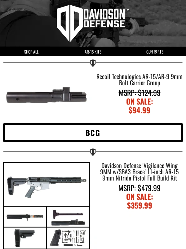 Davidson Defense - 9MM Because Bigger Isn't Always better (But Its Still Pretty Cool)