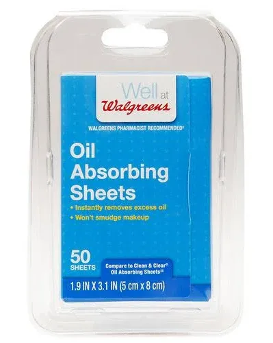 Walgreens Oil Absorbing Sheets 50 ct