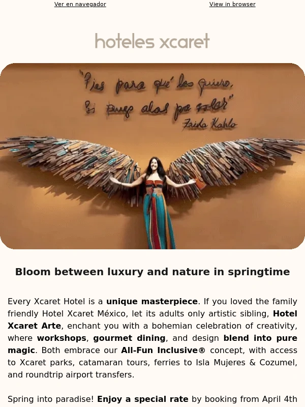 Hotel Xcaret Mexico - ?‍♀️ Enjoy a dream escape to paradise with our Spring Special!?