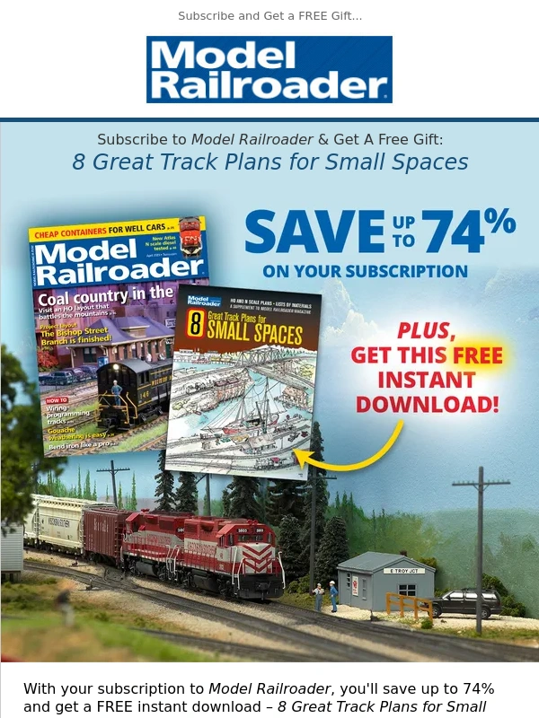 Trains - 8 FREE HO & N Scale Track Plans ?