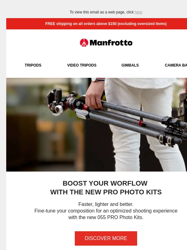 Manfrotto - Introducing the new 055 PRO Photo Kits