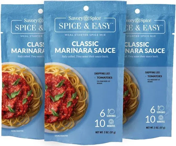 Savory Spice Classic Marinara Sauce